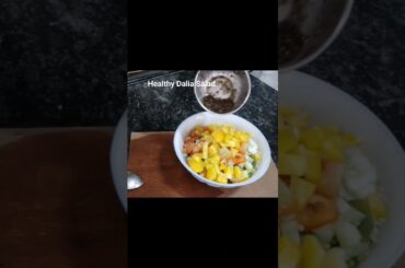 Healthy Dalia Salad recipe #healthysaladrecipe#shorts #viral #weightlossrecipe#healthybreakfast #diy