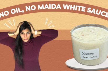 No Oil, No Maida White Sauce | Weightloss White Sauce Pasta | High Protein Spianch Corn Sandwich