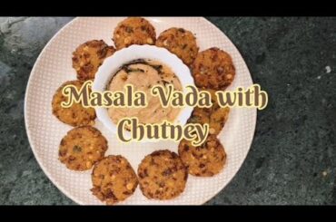 Masala Vada with Chutney|Sunday Special Nasta|Healthy Breakfast recipe|Healthy snack recipe|#cooking