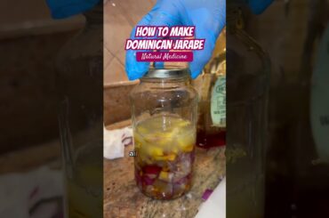 FEELING SICK? Make this Dominican natural remedy #dominican #dominicana #jarabe #naturalmedicine