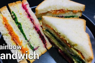 Best Rainbow Sandwich | Most Healthy Breakfast Recipe | Anyone Can Do It