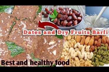 Khajur Barfi Recipe/ easy healthy Recipes to make at home/Special Barfi Recipe/Special khajur Barfi