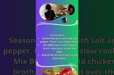 BBQ Pulled Pork Sandwich   Quick cooking recipes  !!!