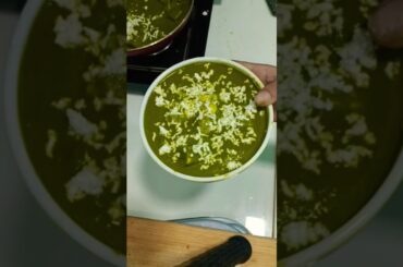 Palak paneer recipe #food#healthy #youtubeshorts .
