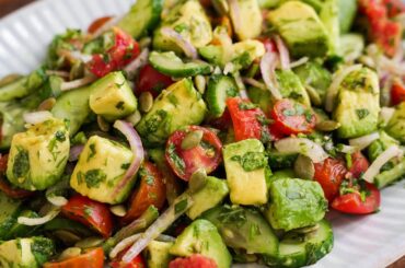 This Avocado Salad is always a huge hit with everyone!