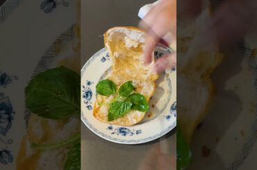 Basil Mozzarella Sandwich for a Healthy Bite by CHEF PACHI #shortsyoutube