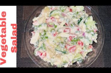 Vegetable Salad/Mayo Salad Recipe/Chilly Kitchen Recipe