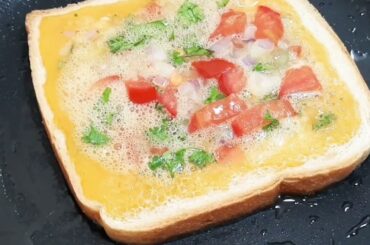 10 MIN. EASY BREAKFAST RECIPE | BREAD OMELETTE | BREAD EGG SANDWICH | QUICK & DELICIOUS BREAKFAST