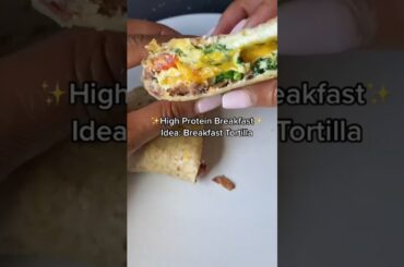 High Protein & Low Calorie Meal Prep! Healthy Tortilla Recipe For Weight-Loss #shorts