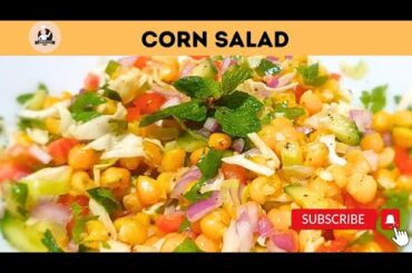 Healthy Corn Salad Recipe For Weight Loss - Simple Corn Salad - Protein Rich Corn Salad Recipe | CWM