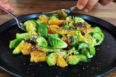 Best Fat Burning Winter Salad Recipe with Healthy Salad Dressing !