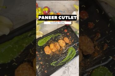 Paneer cutlet |Quick snack recipes |Healthy snack recipes |paneer recipes #food #shorts