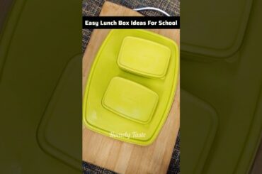 Easy Lunch Box Idea #01 Tasty & Healthy Lunch Box Idea #homelytaste #easylunchbox #shorts