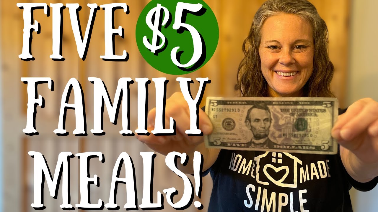 $5 HEALTHY Family Meals! EASY Meals for $5 PERFECT For Winter #frugalmeals #recipe #homemadesimple $5 HEALTHY Family Meals! EASY Meals for $5 PERFECT For Winter #frugalmeals #recipe #homemadesimple