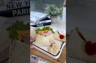envelope sandwich lunch & breakfast recipe #shorts #bread #toast #breakfast #viral #foodvlog