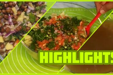 Chana Chaat Full Highlights || Aloo Chaat Recipe Recap || @sixflavours7868 @YouTube