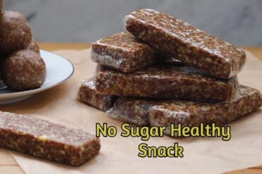 Sugar Free Energy Booster Healthy Snack | Gluten Free 5 Minutes Recipe by Nabahat's Kitchen
