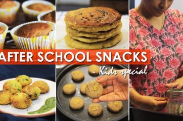 4 Kids Snacks Ideas | Easy & Healthy snacks recipes for kids | Healthy recipes