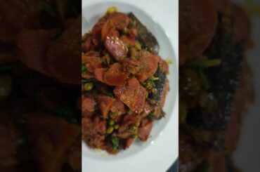 Winter Special Roasted Gajar Matar Sabzi | Quick & Easy Sabzi #shorts #shortsrecipe