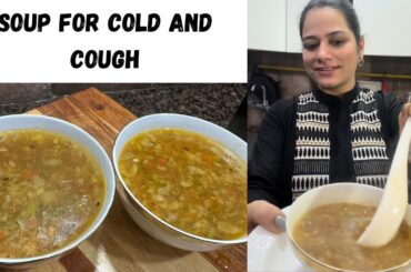 Ginger garlic vegetable soup for cold and cough | vegetable soup | soup recipe | weight loss soup