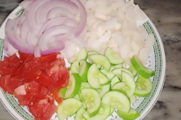Fresh Salad Recipe/Homemade Salad/Simple Vegetable Salad