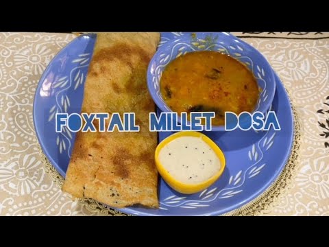 Foxtail millet dosa |Healthy millet recipe |Weight loss recipe #food #healthy #indian Foxtail millet dosa |Healthy millet recipe |Weight loss recipe #food #healthy #indian