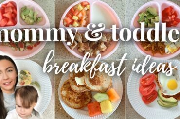 HEALTHY MOMMY AND TODDLER BREAKFASTS | Mom Breakfast Ideas 2022 | Taylor Marie Motherhood
