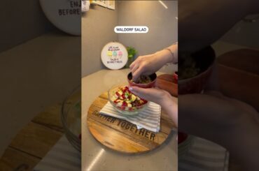 Waldorf Salad Recipe with my Healthy Twist .