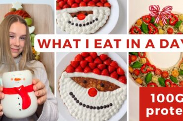 WHAT I EAT IN A DAY to Get 100G+ Protein! Healthy Meal Ideas