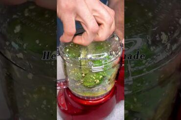 Healthy Homemade Pesto #shorts