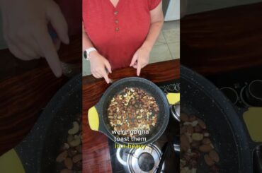 Healthy Roasted Spiced Nuts  #shortsvideo #recipe