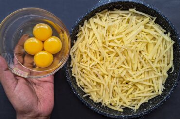 Just Add Eggs With Potatoes Its So Delicious / Simple Healthy Breakfast Recipe/ Cheap & Tasty Snacks