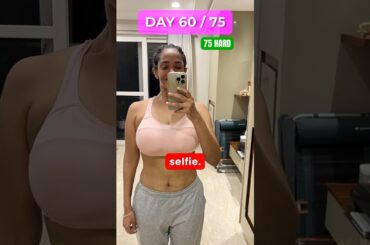 Day 60 of 75 HARD - 2 months done, BABY! #shorts