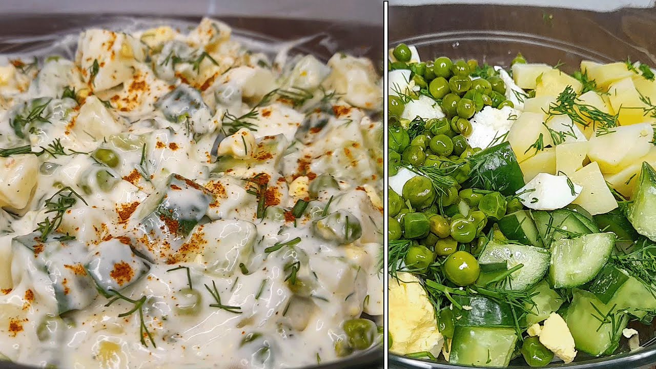 10 minutes egg & potato salad! easy, quick & healthy salad recipe. 10 minutes egg & potato salad! easy, quick & healthy salad recipe.
