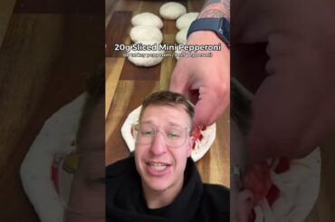 Guessing the calories of his protein hot pocket