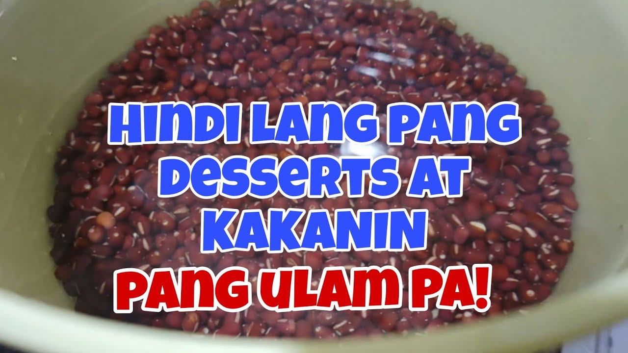PORK AND BEANS/Gawin ito sa RED Mung Beans MASARAP! Healthy lunch ideas PORK AND BEANS/Gawin ito sa RED Mung Beans MASARAP! Healthy lunch ideas