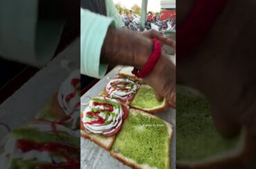 Jaipur Street Style Bombay Grilled Sandwich In Just 35/-  #creatingforindia #streetfood #shorts