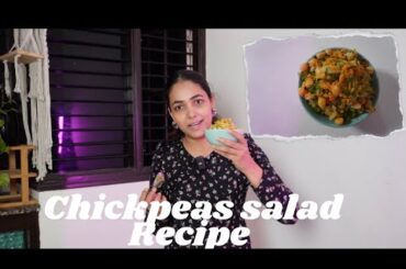 Chickpeas Salad |Healthy Recipe |Anucooksseries|| 21recipes ( Recipe-08) #chickpeassalad #chickpeas