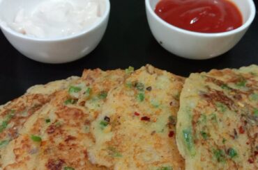 Healthy Breakfast Recipe / Suji Chila Recipe l 10 Minutes Breakfast l Suji Pancake