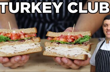 Easy Turkey Club Sandwich | Recipe by Lounging with Lenny