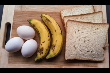 Just Add Eggs With Bananas & Bread Its So Delicious / Simple Breakfast Recipe / Cheap & Tasty Snacks