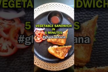 Vegetable sandwich for weight loss  | Weight loss sandwich recipes  #shorts #weightlossrecipes
