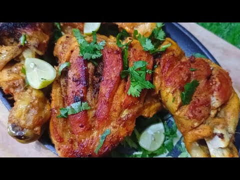 No Fry No Oil No Oven Tandoori Chicken Recipe | Make this Oil Free Chicken No Fry No Oil No Oven Tandoori Chicken Recipe | Make this Oil Free Chicken