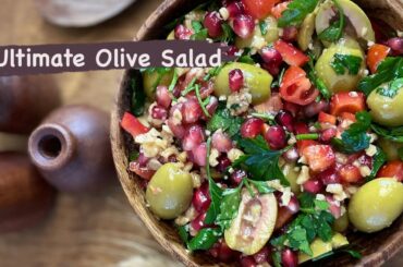 Delicious and Easy Olive & Walnut Salad Recipe | Healthy Salad Ideas | Best  Side Dish you Ever Make
