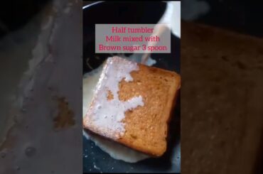 Instant healthy sweet recipe #shorts #viral #youtubeshorts #breadrecipe
