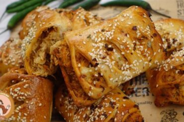 Chicken Bread Recipe | How to Hake Chicken Bread | Chicken Cheese Bread Recipe By Homies cooking