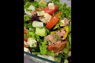 Super tuna healthy salad recipe looks so delicious #roselily22 #fyp #tunasalad #healthy #recipe #fy