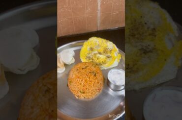 #shorts #youtubeshorts Simple lunch Tomato Biryani / Easy & Tasty Lunch Recipe/Tomato Rice/Omelette