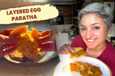 LAYERED EGG PARATHA | The MUST TRY flatbread for this season