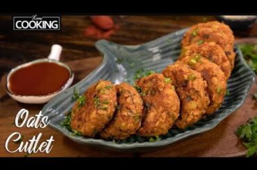 Oats Cutlet Recipe | Healthy Snacks Recipes | No Deep Fry Snacks | Veg Cutlet Recipe | Oats  Recipe